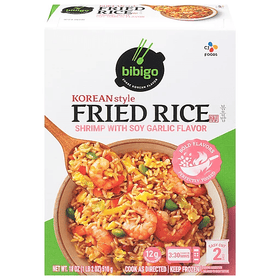 Bibigo Fried Rice, Shrimp With Soy Garlic Flavor, Korean Style 510g * 2 Pack - Brandco Direct Inc