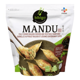 Bibigo Frozen Cooked Bulgogo Chicken and Vegetables Dumplings 680 g - Brandco Direct Inc