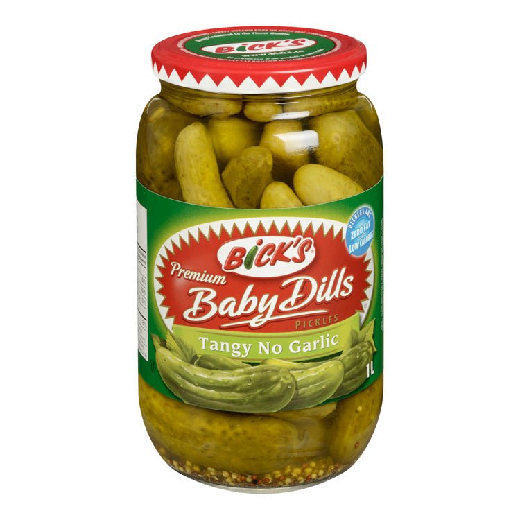 Bicks Premium Baby Dills Tangy No Garlic (1L) - Brandco Direct Inc