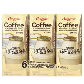 Binggrae Coffee flavored milk 6*200ml - Brandco Direct Inc