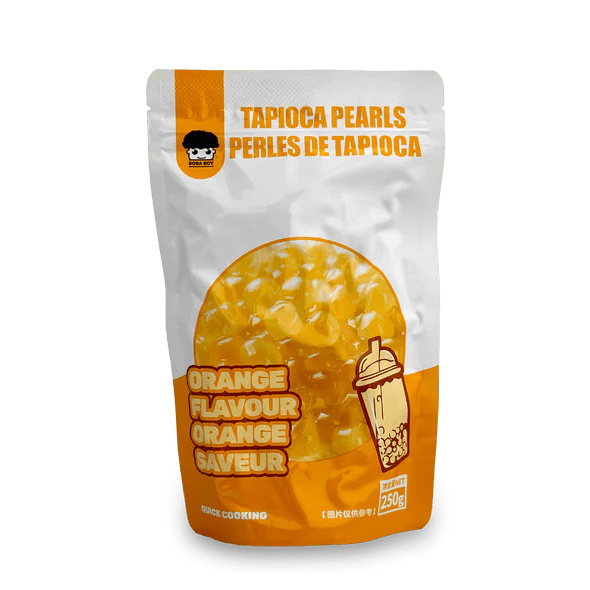 Boba Boy Tapioca Pearls Flavor Orange (250g) - Brandco Direct Inc