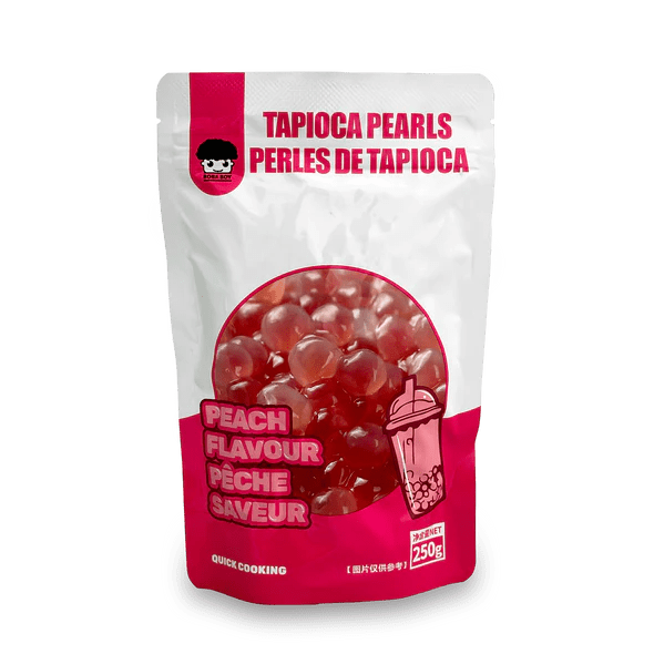 Boba Boy Tapioca Pearls Flavor Peach (250g) - Brandco Direct Inc