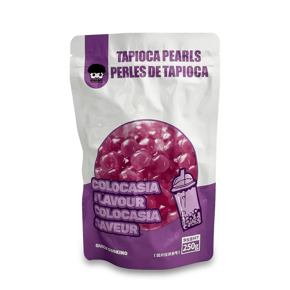 Boba Boy Tapioca Pearls Flavor Colocasia Taro (250g) - Brandco Direct Inc