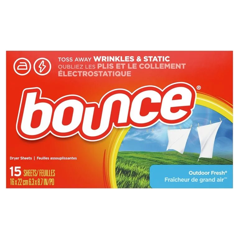 Bounce 5in1 Outdoor Fresh Dryer Sheets (15s) - Brandco Direct Inc