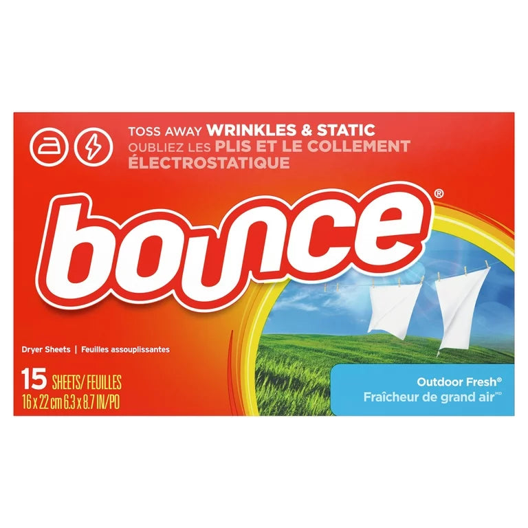 Bounce 5in1 Outdoor Fresh Dryer Sheets (15s)