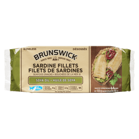 Brunswick Sardine Fillets In Soya Oil (100g) - Brandco Direct Inc