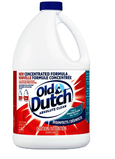 Old Dutch Clean Fabric Bleach Liquid Laundry Detergent (2.4L) - Brandco Direct Inc