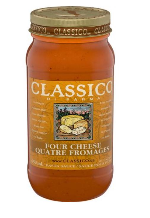 Classico Four Cheese (650ml) - Brandco Direct Inc