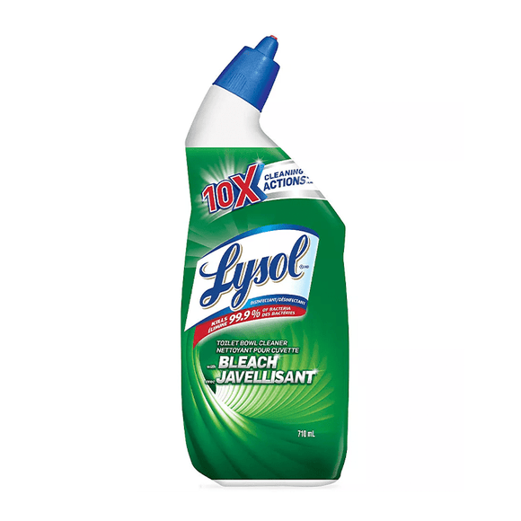 Lysol Toilet Cleaner with Bleach, 710ml - Brandco Direct Inc