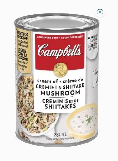 Campbell's Cream Cremini & Shitake Mushroom(284ml) - Brandco Direct Inc