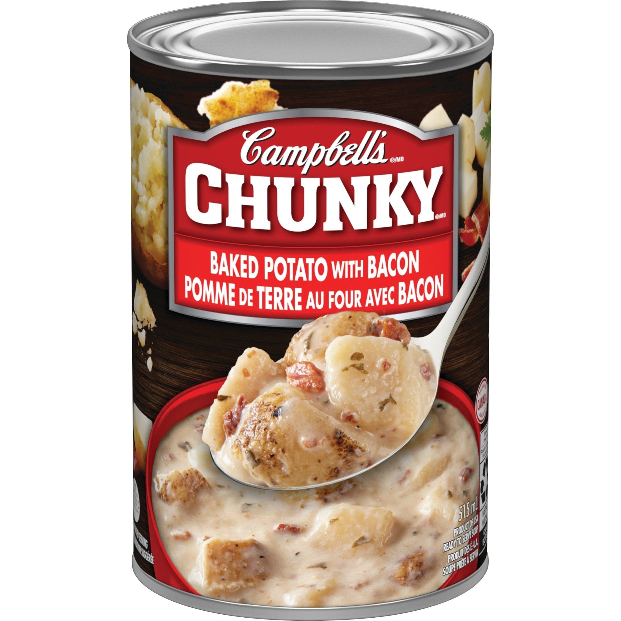 Campbell's Chunky Baked Potato & Bacon (515ml) - Brandco Direct Inc