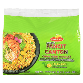 Lucky Me! Instant Pancit Canton Kalamansi Flavour 60g x 6 * 2 Pack - Brandco Direct Inc