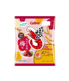 Calbee Kappa Ebisen Shrimp Chips Kishu Ume (64g) - Brandco Direct Inc