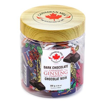 Canadian Vita Ginseng Dark Chocolate (200g) - Brandco Direct Inc