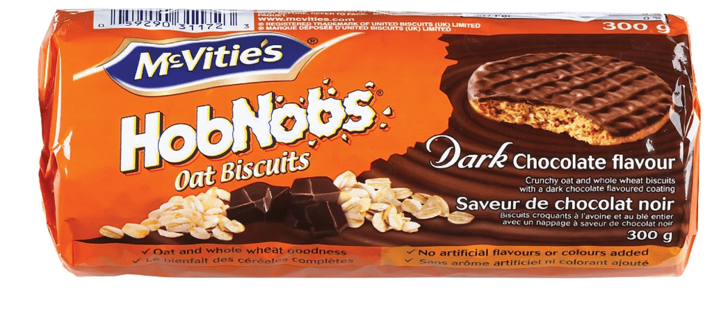 McVitie's Dark Chocolate Hob Nobs (300g);T23 - Brandco Direct Inc