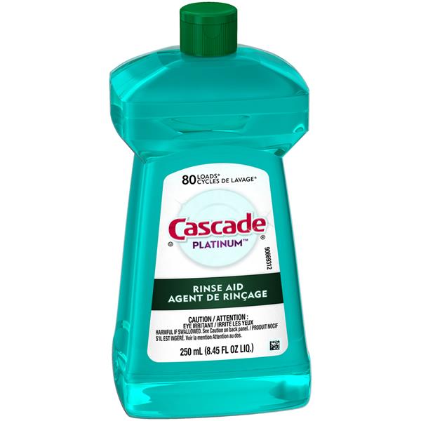 Cascade Platinum Rinse Aid 80 Loads (250ml) - Brandco Direct Inc