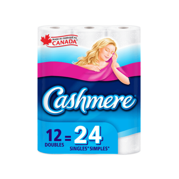 Cashmere BT 12DR=24R 2Ply 242s (12 Rolls) - Brandco Direct Inc