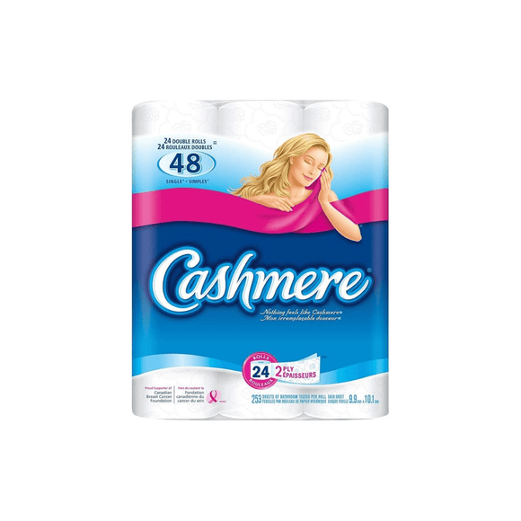 Cashmere BT 24DR=48R 2Ply 242s (24Rolls) - Brandco Direct Inc