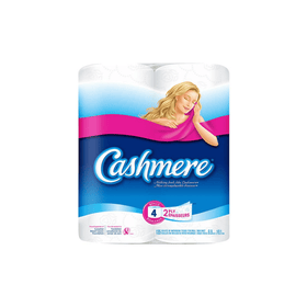 Cashmere BT 4R Single 2Ply 121s (4 Rolls) - Brandco Direct Inc