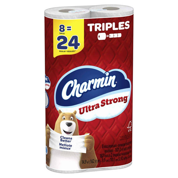 Charmin Ultra Soft BT 2Ply 8TR=24R (187S) - Brandco Direct Inc
