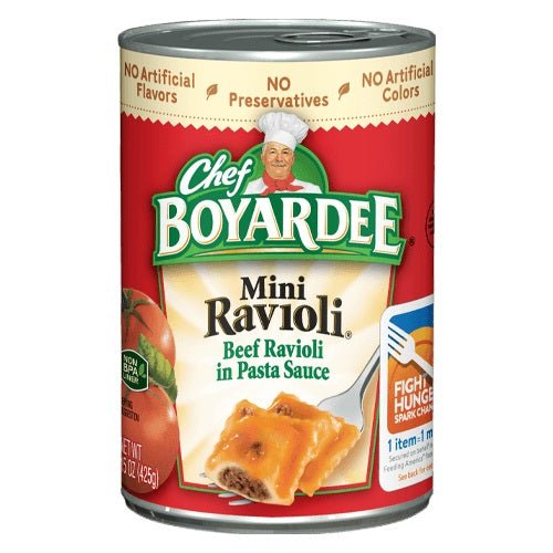 Chef Boyardee Mini Ravioli Canned Pasta (425g) - Brandco Direct Inc