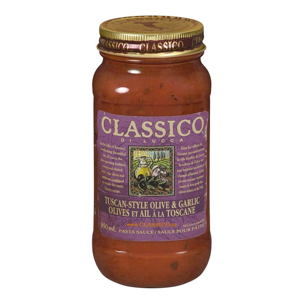 Classico Tuscan Olive & Garlic(650ml) - Brandco Direct Inc