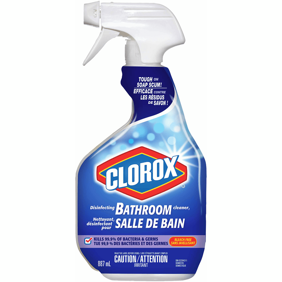 Clorox Disinfecting Bathroom Cleaner (887ml) - Brandco Direct Inc