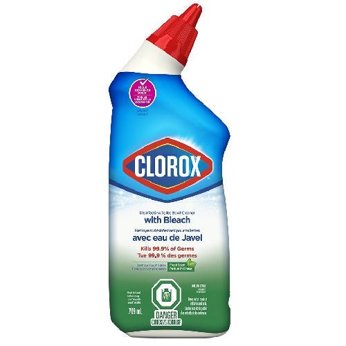 Clorox Disinfecting Toilet Cleaner with Bleach(709ml) - Brandco Direct Inc