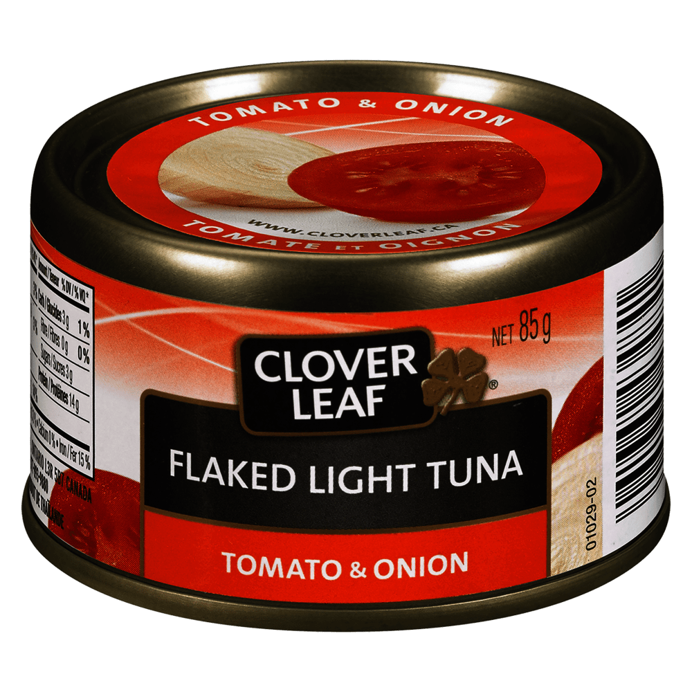 Clover Leaf Flaked Lt Tuna Tomato & Onion (85g) - Brandco Direct Inc