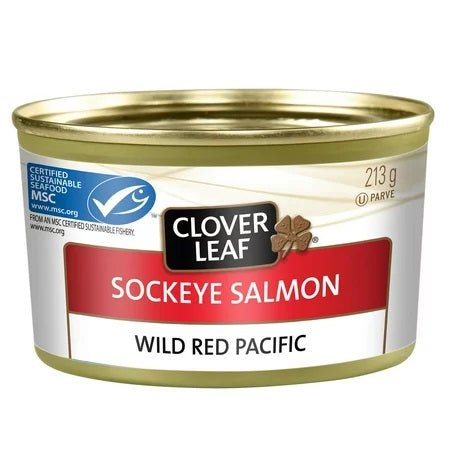 Clover Leaf Sockeye Salmon Halves (213g) - Brandco Direct Inc