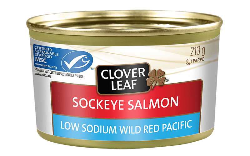 Clover Leaf Sockeye Salmon Low Sodium (213g) - Brandco Direct Inc