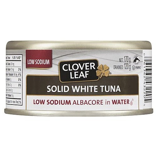 Clover Leaf Solid White Tuna Low Sodium in Water (170g) - Brandco Direct Inc