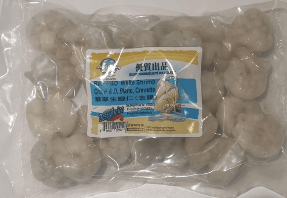 Cool Ocean Raw P And D White Shrimp (400g) - Brandco Direct Inc