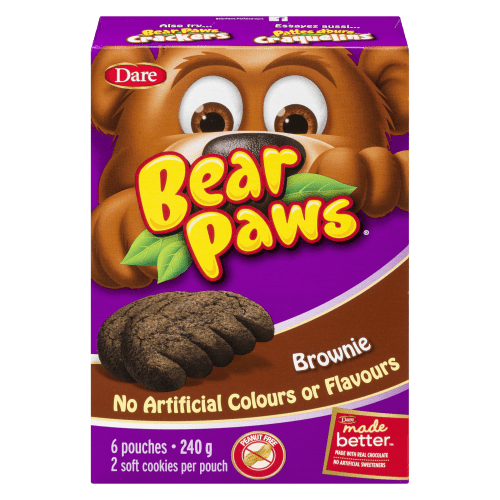 Dare Bear Paws Brownie (240g) - Brandco Direct Inc