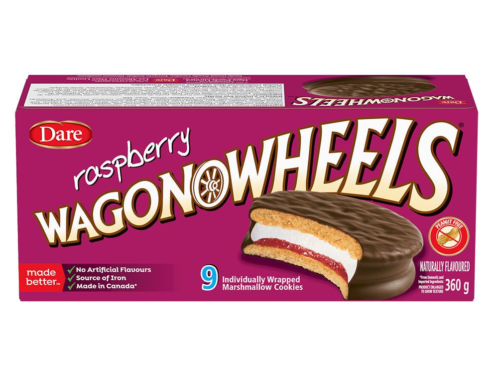 Wagon Wheels Raspberry (360g) - Brandco Direct Inc