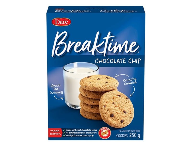 Dare Breaktime Chocolate Chip (250g) - Brandco Direct Inc