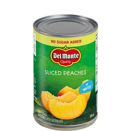 DM Fruit Peach Slices NSA In Water (796ml) - Brandco Direct Inc