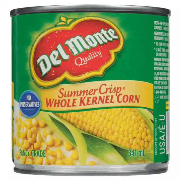 DM Summer Crisp Whole Kernel Corn NSA (341ml) - Brandco Direct Inc
