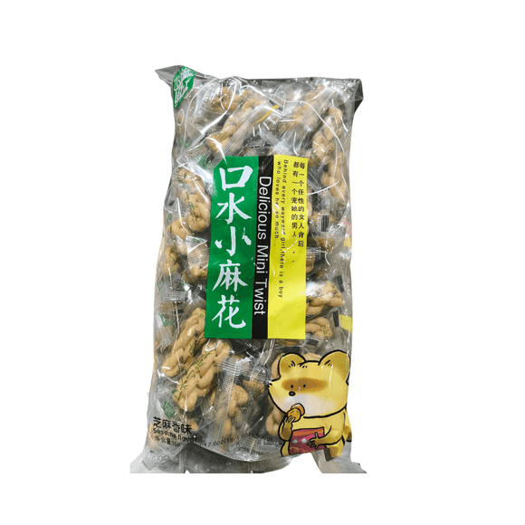 Delicious Mini Twist Sesame Flavor 500g - Brandco Direct Inc