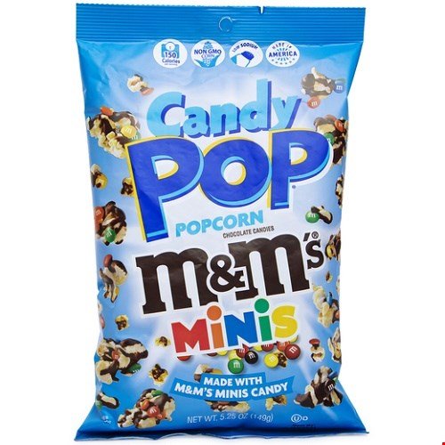 Candy Pop M&M Popcorn (149g) - Brandco Direct Inc