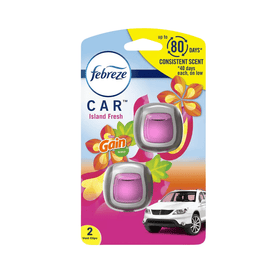 Febreze Car Air Freshner Vent Clip Gain Island Fresh (4ml) - Brandco Direct Inc