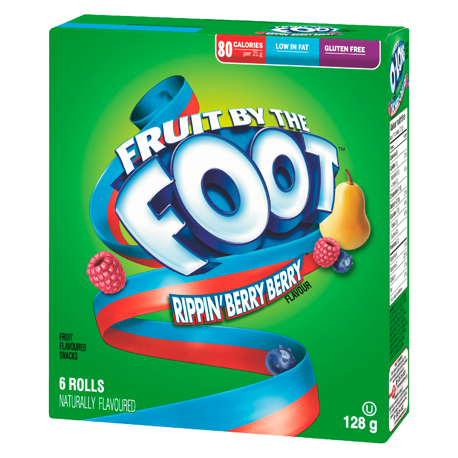 Fruit by The Foot Rippin Berry (128g) - Brandco Direct Inc