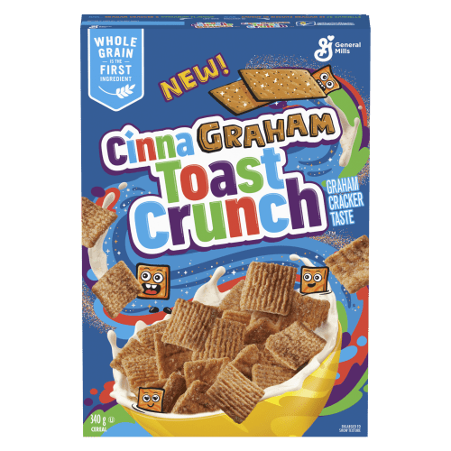 General Mills CinnaGraham Toast Crunch (340g) - Brandco Direct Inc