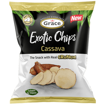 Grace Exotic Cassava Chips 75 g * 2 Packs - Brandco Direct Inc