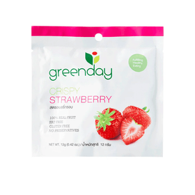 Greenday - Crispy Strawberry (12g) - Brandco Direct Inc