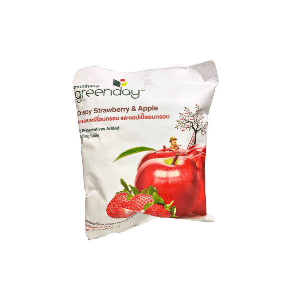 Greenday - Crispy Strawberry & Apple (25g) - Brandco Direct Inc