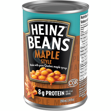 Heinz Beans Maple Style (398ml) - Brandco Direct Inc