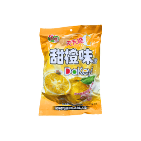 Hongyuan Fruit Candy Orange Flavour (300g) - Brandco Direct Inc