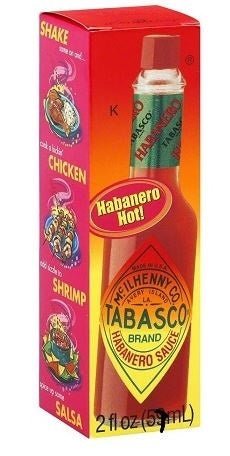 Tabasco Pepper Sauce Habanero Hot (57ml) - Brandco Direct Inc