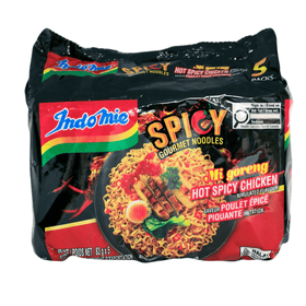 Indomie Hot Spicy Chicken Noodles (83gx5) - Brandco Direct Inc